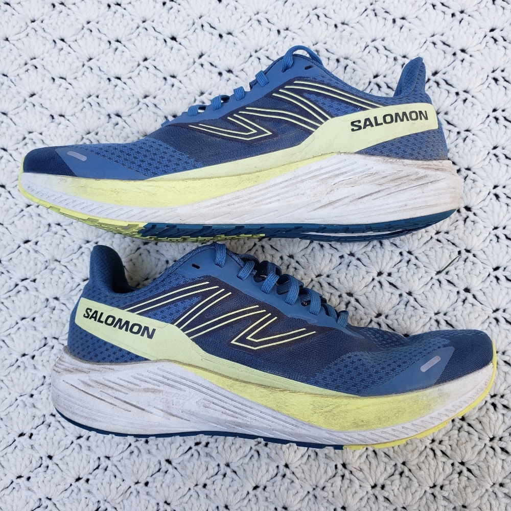 Salomon Aero Blaze Womens Trail Running Hiking Shoes Blue